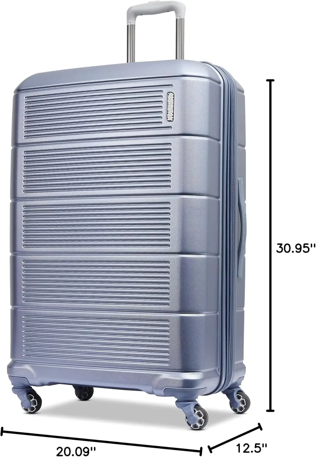 American Tourister Stratum 2.0 Expandable Hardside Luggage with Spinner Wheels, 28 SPINNER, Slate Blue - 81ByAw6sIXL._AC_SL1500_